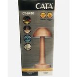 Cata Metal Ct 8430 Masa Lambası (Şarzlı Dimli) Gun Isıg Kablosuz -Şarj Edilebilir E10 20 x 8 Masa Üstü P - Altın