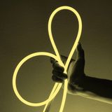 Cata Metrelik Neon LED Günışığı 220 Volt Hortum LED Tak Çalıştır Şerit LED Yüksek Işık Su Geçirmez - 5 m - 3000K - Gün Işığı