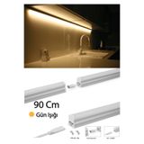 Cata Mutfak Tezgah Aydınlatması-raf Aydınlatması Armatür 90cm Led Anahtarlı Set- Gün Işığı (Fişe Tak Çalıştır Değildir.)