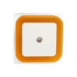 Cata Neselio 2 Adet Sensörlü Fişli Gece Lambası Led-4 RENK-FOTOSELLI-1W CT-9500 - Amber