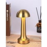 CATA RETRO RENK DOKUNMATİK ŞARJLI MASA LAMBASI GOLD