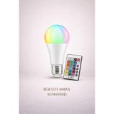 Cata RGB LED Ampul Kumandalı 9W E27 – Renk Değiştiren, 800 lm
