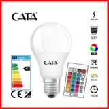 Cata Rgb LED Ampul Kumandalı Kontrol Edilebilir E27 9 W 6400 K, A+ - 1 - 10 W