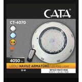 Cata Rgb Ledli Havuz Armatürü 35 W Kumandalı