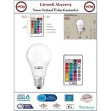 Cata Rgb Uzaktan Kumandalı LED Ampul - 9 Watt - Orjinal Ürün