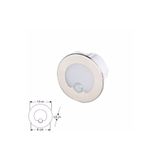 Cata Sensörlü Koridor Aydınlatma Yuvarlak Satin 1,5w Ct-5174 3200k (gün Işığı)