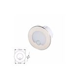 Cata Sensörlü Koridor Aydınlatma Yuvarlak Satin 1,5w Ct-5174 6400 K Beyaz Işık