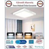 Cata Sıva Üstü Kare LED Armatür Beyaz - 18 Watt - 1900 Lümen - Beyaz Işık