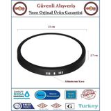 Cata Sıva Üstü LED Armatür Siyah - 18 Watt - 1900 Lümen - Beyaz Işık