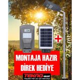 Cata Solar Bahçe Aydınlatma Lambası 60W + 3m. Lamba Direği