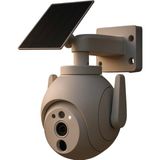 Cata Solar Kamera CT-4052 Dünyanın Her Yerinden Kontrol Siren Çalma, Konuşma, 360° Hareket Kabiliyeti, Hareket Algılama Bildirme - Beyaz