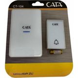 Cata Uzaktan Kumandalı Kapı Zili Lux Model CT-104 Abanoz Renk %100 Ahşap Malzeme ile Tek Parça