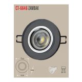 Cata Zambak Cam Spot + Beyaz Işık Gu10 Duy Ampul + Gu10 Duy Flora Elektromarket