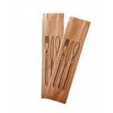 ÇATAL KAŞIK BASKILI ÇİZGİLİ ŞAMUA KESE KAĞIDI 7X28 CM - 10 KG