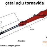 ÇATAL UÇLU TORNAVİDA 5X60 ELEKTRONİKÇİ TORNAVİDA ÇİFTLİ