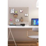 Catchme 60x80 Fotoğraf Askısı Tel Pano Gold 2 Adet Mini Mandal 4 Adet Montaj Çivisi Hediyemizdir.