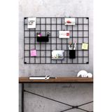 Catchme Metal Fotoğraf Askısı Tel Pano Siyah 50x70 2 Adet Mini Mandal Ve 2 Adet Montaj Çivisi Hediye