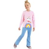 Catcorn Kız Çocuk T-Shirt Pantolon Takım - 2 Yaş - Pembe