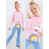 Catcorn Kız Çocuk T-Shirt Pantolon Takım - 5 Yaş - Pembe