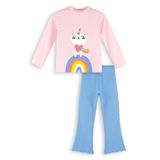 Catcorn Kız Çocuk T-shirt Pantolon Takım