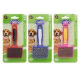 Catdoglife Kedi ve Köpek İçin Masaj Uçlu Tarama Fırçası 12x5 Cm