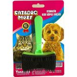 Cat&Dogmozz Otomatik Tek Tuşla Temizlenebilen Kedi Köpek Fırçası Çok Renkli