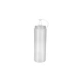 CATEKSSS 1 Adet 400 ml Sos, Yağ, Sirke Şişesi, Pratik Mutfak Şişesi, Yağdanlık, Sosluk, Sirkelik Beyaz