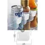 CATEKSSS 10 Adet Buzdolabı Raf Ayırıcı Dolap Kapak Çekmece Düzenleyici Şişe Bardak Ayırıcı Çok Amaçlı Düzen P