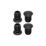CATEKSSS 19 mm Plastik Yuvarlak Içe Geçme Profil Tapası Sandalye Pabucu (Kutu) (4 Adet) Gri