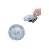 CATEKSSS 2 Adet Yuvarlak Silikon Süzgeç 12 cm Lavabo ve Küvet Süzgeci, Lavabo Tıkacı Beyaz Renk M-140 Plastik