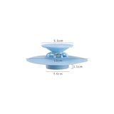 CATEKSSS 2 Kademeli Lavabo ve Küvet Tıkacı Süzgeç Silikon Buton Lavabo Gider Tıpası 1 Adet Silikon
