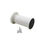 CATEKSSS 4 Adet 10 cm Polimer (Sert Plastik) Dolap Ayak Ayarlı- Vidalı - Tv Ünitesi Ayak-Komidin Ayak- Beyaz
