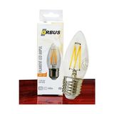 CATEKSSS 4W E27 400 Lm B35 Sarı Filament LED Ampul