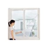 CATEKSSS 70X125 cm Cam Sineklik Tül Ayarlanabilir Tek Kanat Yapışkanlı Pencere Tak Çıkar Hot Power Çam - 70 x 125 cm