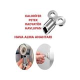 CATEKSSS Anahtar Petek Radyatör Hava Alma Anahtarı Havlupan Purjör Kalorifer Tamir Aparatı