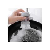 CATEKSSS Buffer® Deterjan Hazneli Kolay Bulaşık Yıkama Fırçası Bulaşık Sünger Plastik Çok Renkli