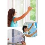 CATEKSSS Cırt Bantlı Yapışkanlı 100CM x 150CM Kesilebilir Pencere Sinekliği Tül - 100 x 150 cm