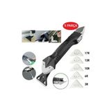 CATEKSSS Derz Kazıyıcı Fayans Derz Dolgu Kazıma Aparatı ve Uygulayıcı 5 Parça Silikon Çekme Uygulama No Color