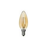 CATEKSSS E14 C35 LED Flamanlı Buji Rustik Ampul Beyaz