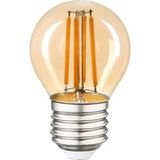 CATEKSSS G45 Filament Edison Tip Rustik E-27 Bal Cam 6 W LED Ampul - Günışığı Erd-43 Beyaz