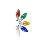 CATEKSSS Gece Lambası Buzdolabı Fırın Ampulü Tuz Lambası Ampulü E-14 10 Watt Mum Ampul 5 Adet Renkli