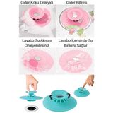 CATEKSSS Lavabo ve Küvet Tıkacı Süzgeci Mutfak Banyo ve Duş Gider Koku Önleyici Kıl Atık Tutucu Gider Tıpası