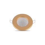 CATEKSSS Luce 5W LED Spot Armatür Gold Kasa Beyaz Işık EAMP060/G