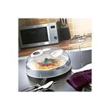 CATEKSSS Mikrodalga Fırın Koruma Kapağı Küçük /24CM SA615 Plastik Beyaz