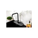 CATEKSSS Mutfak Banyo Lavabo Kenarı Silikon Matı Silikon Musluk Su Sıçrama Önleyici-Ecolux Silikon Gri
