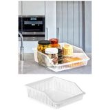 CATEKSSS Mutfak Düzenleyici 4850 ml & Buzdolabı Organizeri Plastik