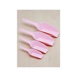 CATEKSSS Ölçü Kaşığı Set Bambu Beyaz