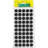 CATEKSSS Pacific Yuvarlak Yapışkanlı Sandalye Koltuk Mobilya Ayak Keçesi Felt 15 mm Siyah (2 Adet)