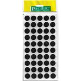 CATEKSSS Pacific Yuvarlak Yapışkanlı Sandalye Koltuk Mobilya Ayak Keçesi Felt 18 mm Siyah (1 Adet)