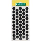 CATEKSSS Pacific Yuvarlak Yapışkanlı Sandalye Koltuk Mobilya Ayak Keçesi Felt 20 mm Siyah (1 Adet)